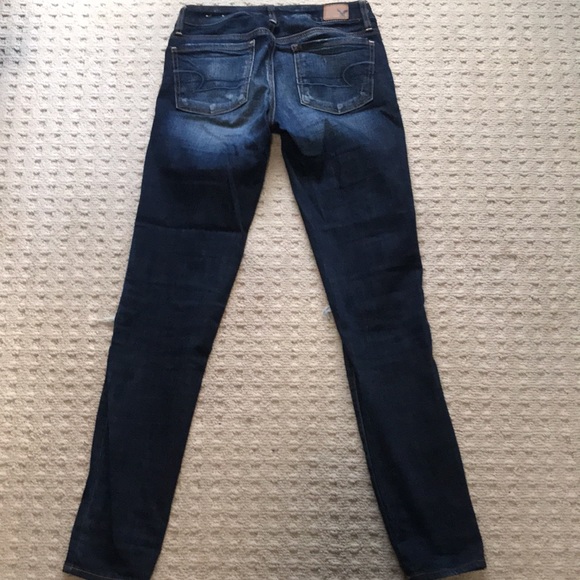 Dark blue American eagle ripped jeans - Picture 4 of 4